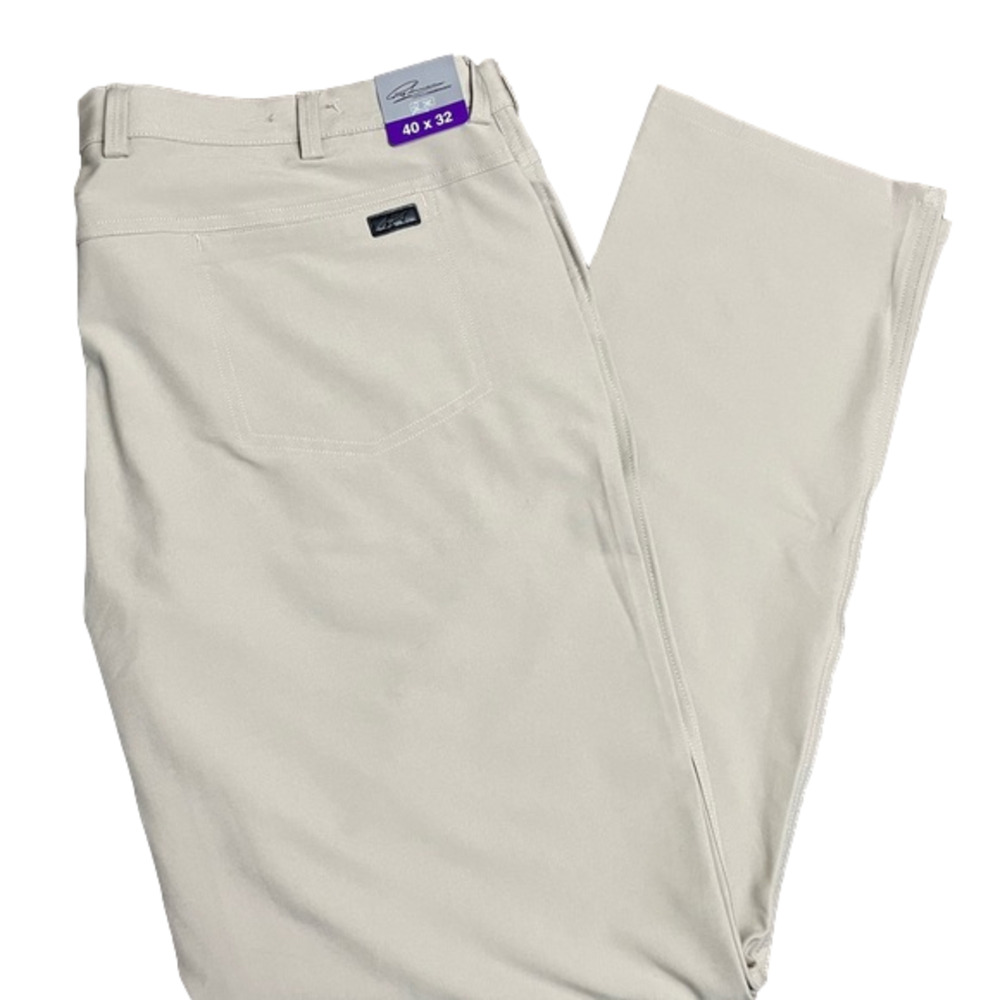 Greg Norman Men's Golf 5 Pocket Pant ML75 Stretch Waistband Size 40 X 32 NEW